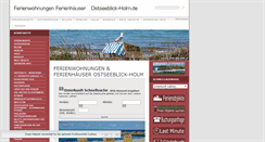 Desktop Screenshot of ostseeblick-holm.de